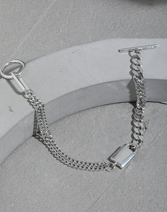 Asymmetry Chain OT Bracelet